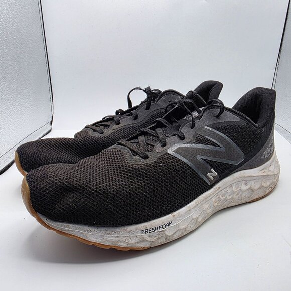 New Balance Fresh Foam Arishi v4 Mens Size 15 Black Silver Gum Shoes Athletic - Picture 4 of 13